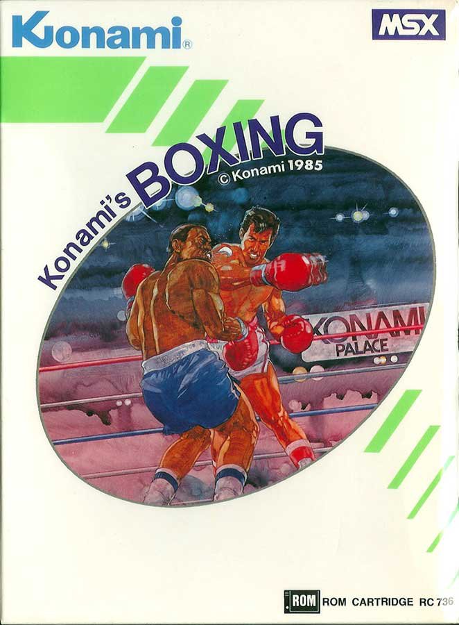 Caratula de Konami's Boxing para MSX