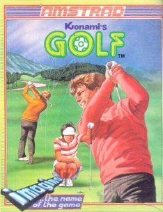 Caratula de Konami's Golf para Amstrad CPC