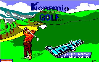 Pantallazo de Konami's Golf para Amstrad CPC