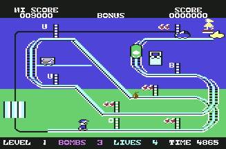 Pantallazo de Kong Strikes Back para Commodore 64
