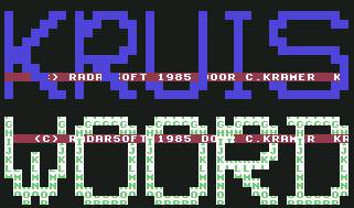 Pantallazo de Kruis Woord para Commodore 64