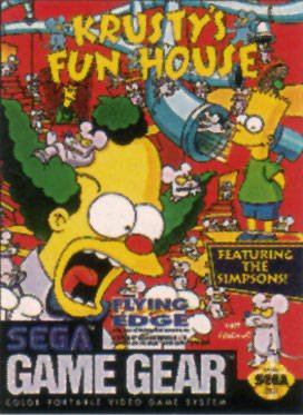 Caratula de Krusty's Fun House para Gamegear