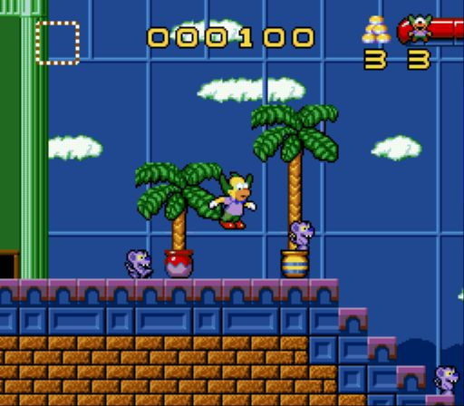 Pantallazo de Krusty's Super Fun House para Sega Megadrive