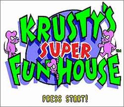 Pantallazo de Krusty's Super Fun House para Super Nintendo