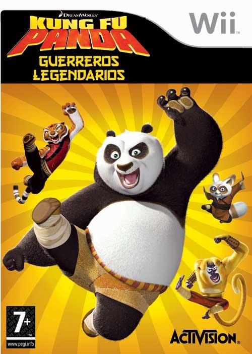Caratula de Kung Fu Panda: Guerreros Legendarios para Wii