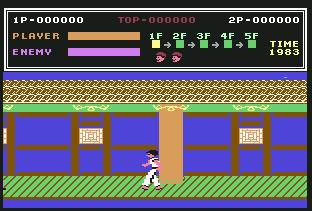 Pantallazo de Kung-Fu Master para Commodore 64