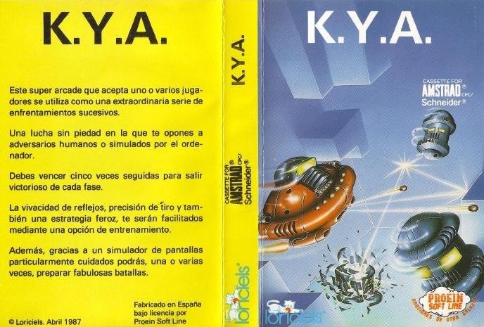 Caratula de Kya: Keep Yourself Alive para Amstrad CPC
