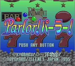 Pantallazo de Kyoraku Sanyo Toyomaru Parlor Parlor! (Japonés) para Super Nintendo