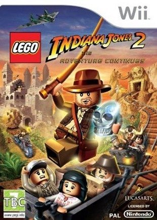 Caratula de LEGO Indiana Jones 2: La Aventura Continua para Wii