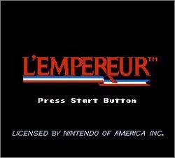 Pantallazo de L'Empereur para Nintendo (NES)
