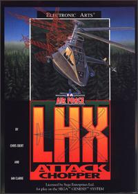 Caratula de LHX Attack Chopper para Sega Megadrive