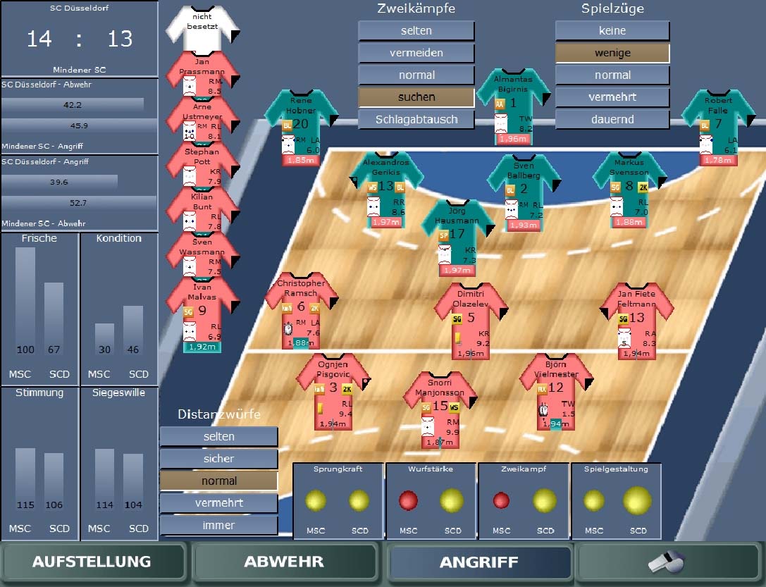 Pantallazo de LNH Handball Manager 2007 para PC