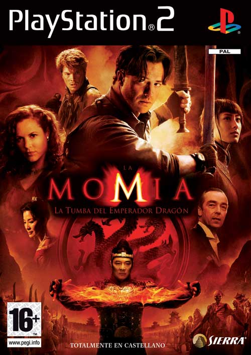 Caratula de La Momia: la tumba del emperador Dragón para PlayStation 2