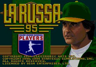 Pantallazo de La Russa Baseball 95 para Sega Megadrive