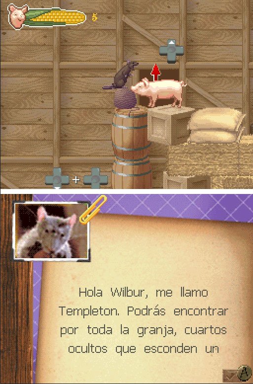 Pantallazo de La Telaraña de Carlota para Nintendo DS