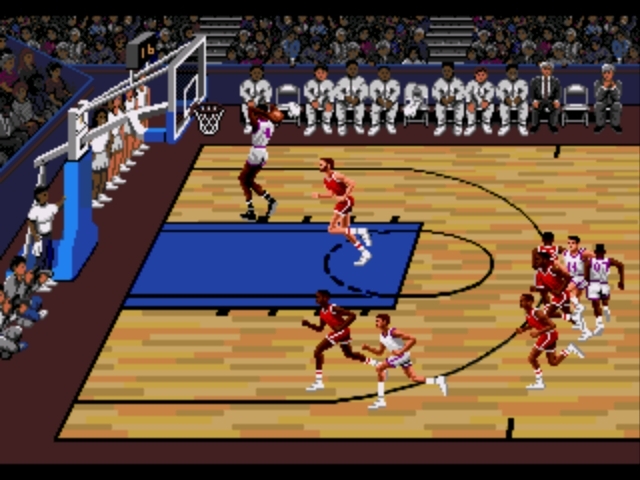 Pantallazo de Lakers versus Celtics and the NBA Playoffs para Sega Megadrive