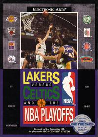 Caratula de Lakers versus Celtics and the NBA Playoffs para Sega Megadrive