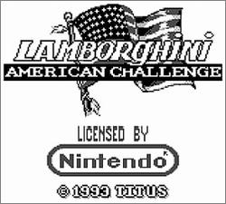Pantallazo de Lamborghini: American Challenge para Game Boy