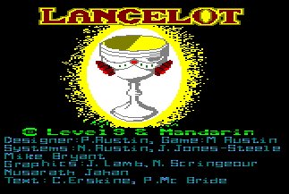 Pantallazo de Lancelot para Amstrad CPC