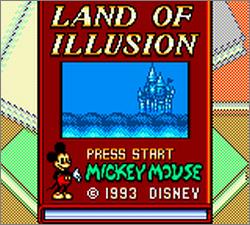 Pantallazo de Land of Illusion Starring Mickey Mouse para Gamegear