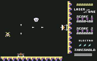 Pantallazo de Laser Zone para Commodore 64