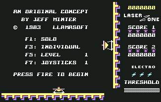 Pantallazo de Laser Zone para Commodore 64