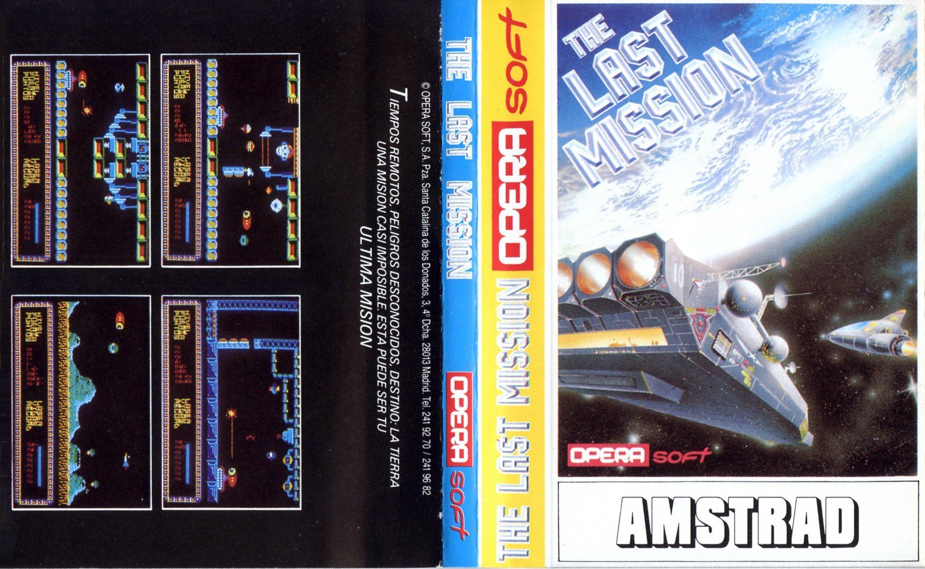 Caratula de Last Mission, The para Amstrad CPC