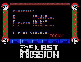 Pantallazo de Last Mission, The para MSX