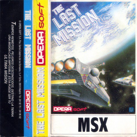 Caratula de Last Mission, The para MSX