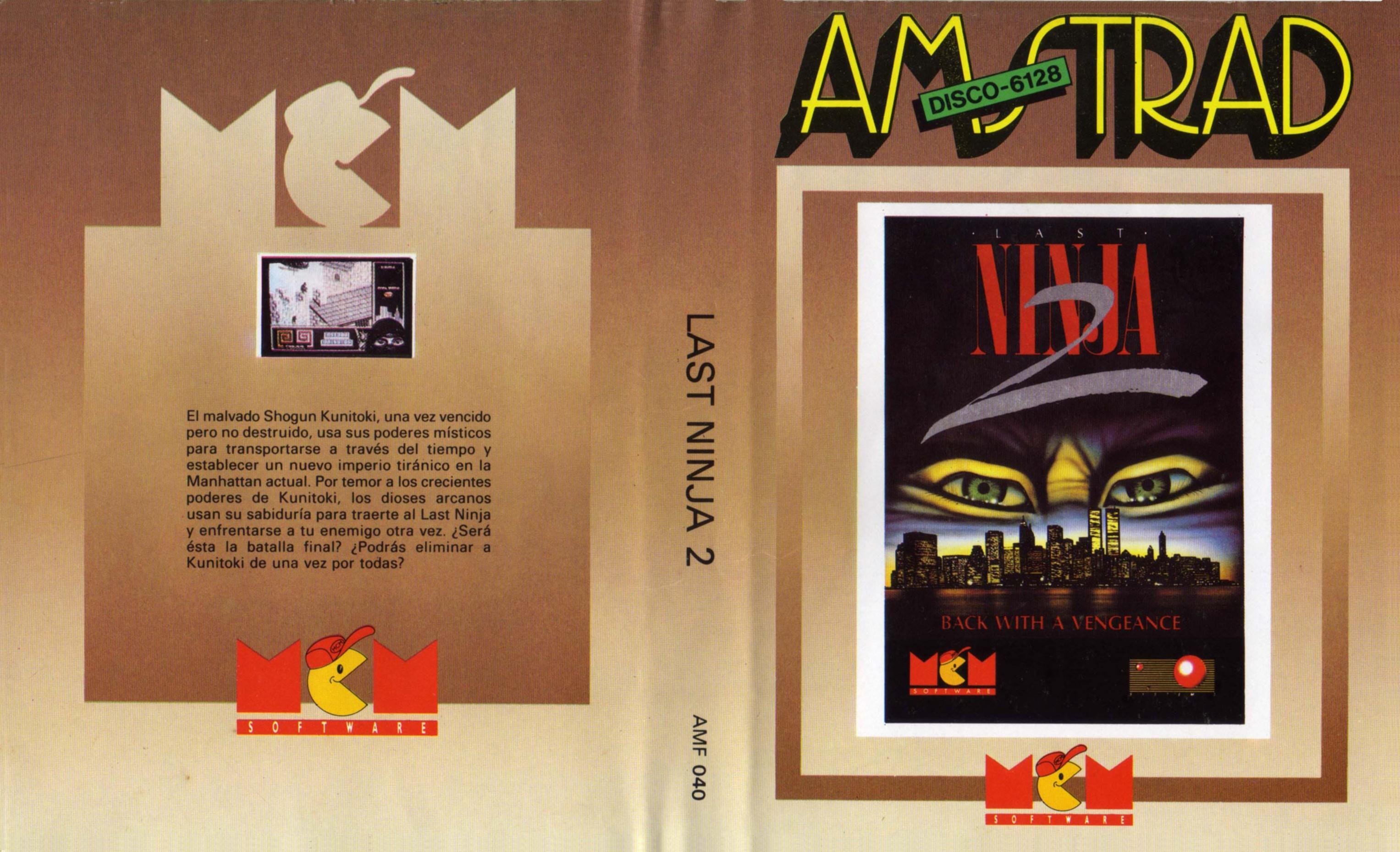 Caratula de Last Ninja 2, The para Amstrad CPC