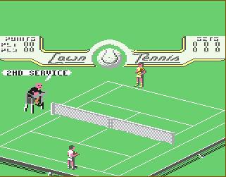 Pantallazo de Lawn Tennis para Commodore 64
