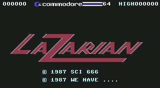 Pantallazo de Lazarian para Commodore 64