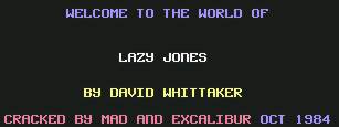 Pantallazo de Lazy Jones para Commodore 64