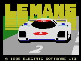 Pantallazo de Le Mans 2 para MSX