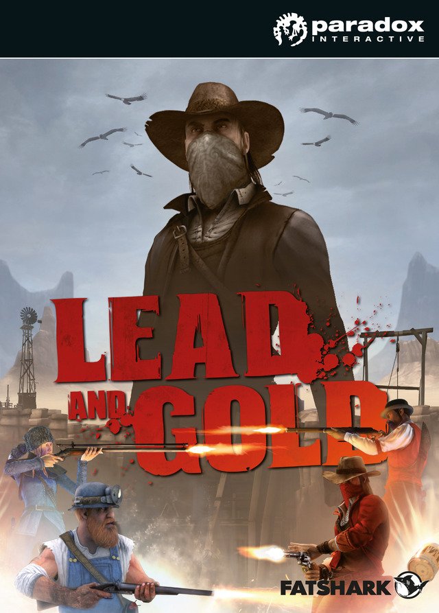 Caratula de Lead and Gold: Gangs of the Wild West para PC