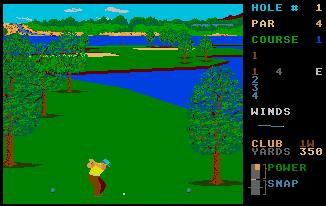 Pantallazo de Leader Board Pro Golf Simulator para Atari ST