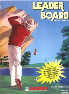 Caratula de Leader Board Pro Golf Simulator para Atari ST