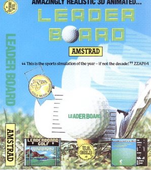 Caratula de LeaderBoard para Amstrad CPC