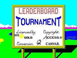 Pantallazo de Leaderboard Tournament para Spectrum