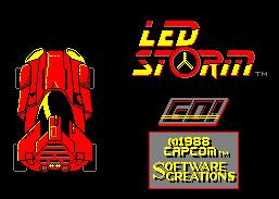 Pantallazo de Led Storm para Amstrad CPC