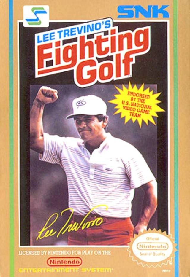 Caratula de Lee Trevino's Fighting Golf para Nintendo (NES)