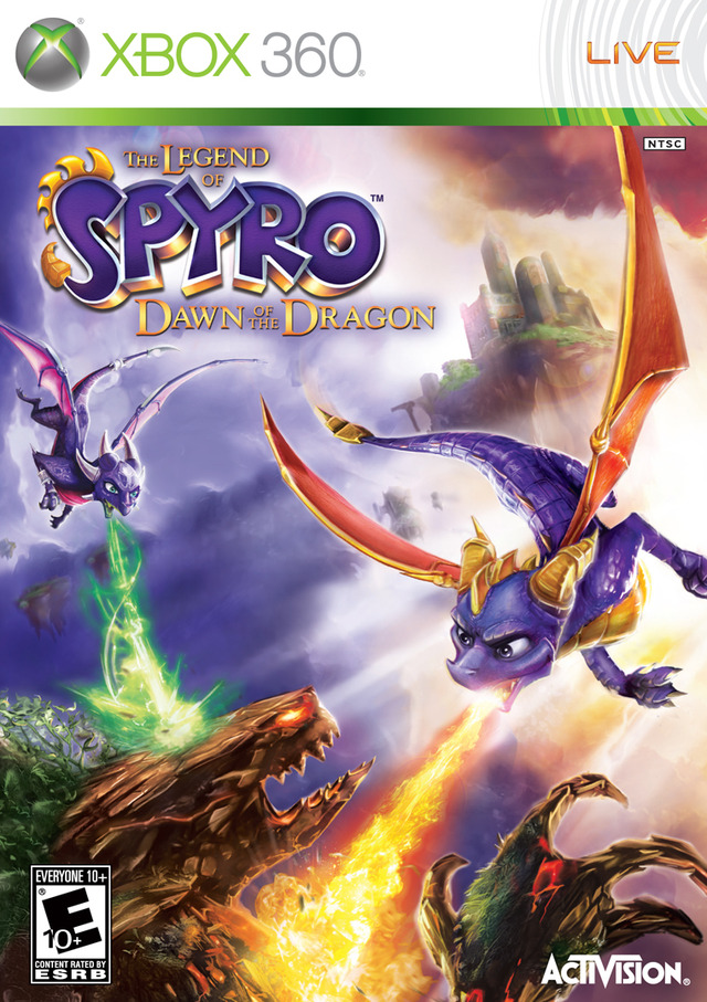Caratula de Legend of Spyro: Dawn of the Dragon, The para Xbox 360