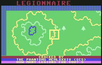 Pantallazo de Legionnaire para Commodore 64