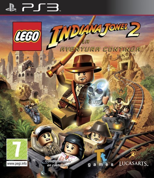 Caratula de Lego Indiana Jones 2: La Aventura Continua para PlayStation 3