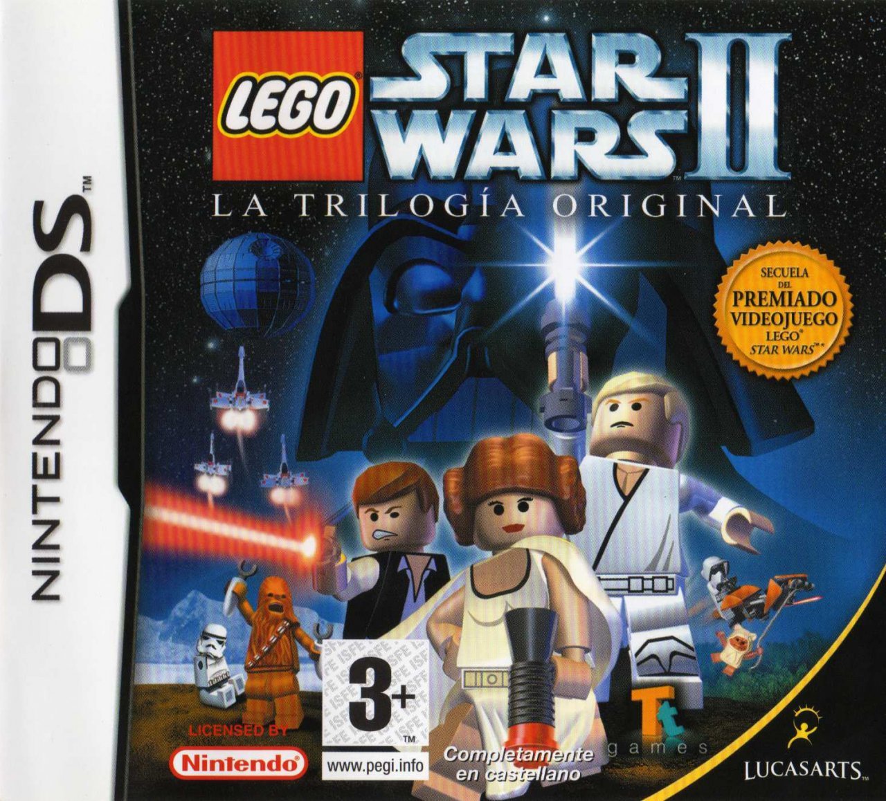 Caratula de Lego Star Wars II: La Trilogía Original para Nintendo DS