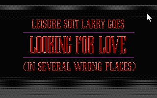 Pantallazo de Leisure Suite Larry Goes Looking for Love! (In Several Wrong Places) para Atari ST