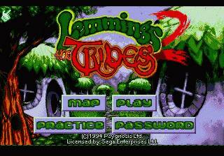 Pantallazo de Lemmings 2: The Tribes para Sega Megadrive