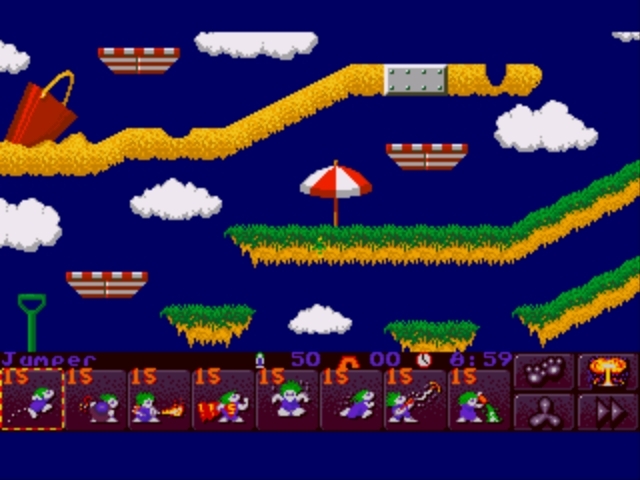 Pantallazo de Lemmings 2: The Tribes para Sega Megadrive