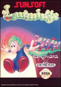 Caratula de Lemmings para Sega Megadrive