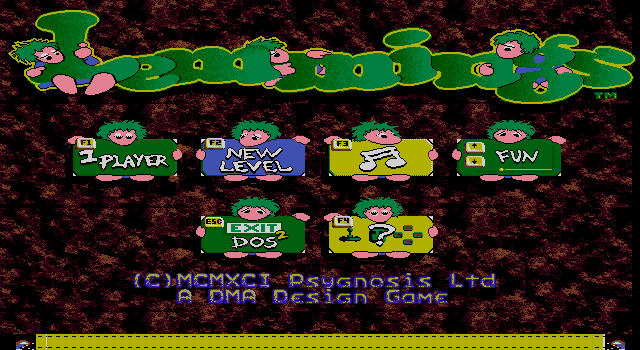 Pantallazo de Lemmings para PC